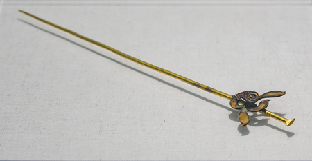 Henan Province, Anyang city China, Anyang Museum, collections of cultural relics in the Qing Dynasty, jinzanの写真素材