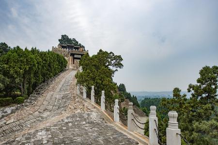Sima Qian's tomb in Hancheng City, Shaanxi Chinaのeditorial素材
