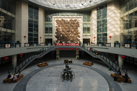 Henan Museum in Anyang, Chinaのeditorial素材