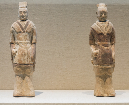 Collection of cultural relics in Anyang Museum, Chinaのeditorial素材