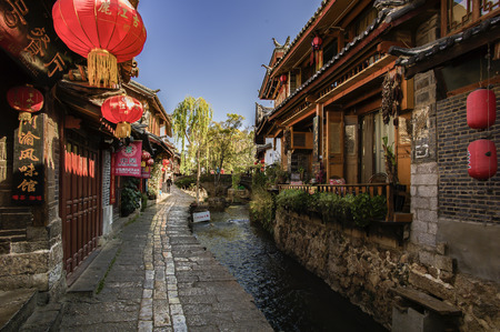 Old Town of Lijiang, Yunnan, Chinaのeditorial素材