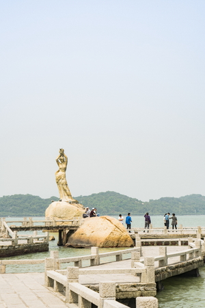 Zhuhai incense burner Bay Beachのeditorial素材