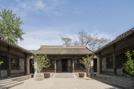 Yaoshan wangshi manor, Baoding City, Shunping Countyのeditorial素材