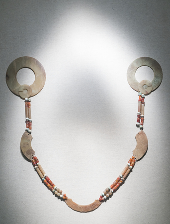 Western Zhou jade unearthed from the tomb of Marquis of Jin at Shanxi Museumのeditorial素材