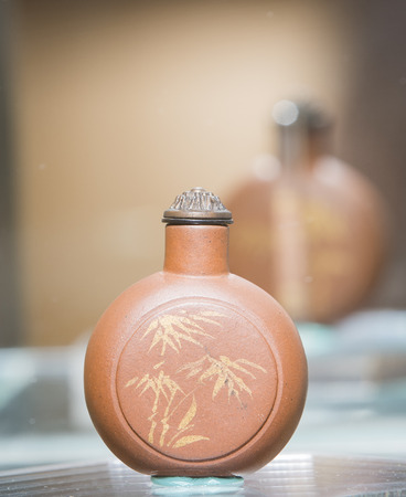 painted snuff bottles at painting art museumのeditorial素材