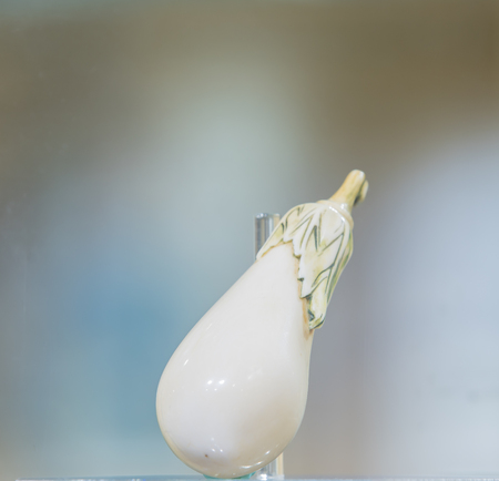 eggplant shaped snuff bottles at painting art museumのeditorial素材