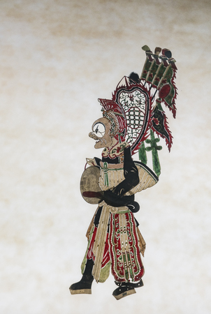 Shanxi, Taiyuan, Shanxi Museum and Shanxi shadow show in Chinaのeditorial素材