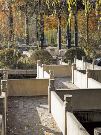 Wang Xizhi's former residence in Shandong, Linyi, Chinaのeditorial素材