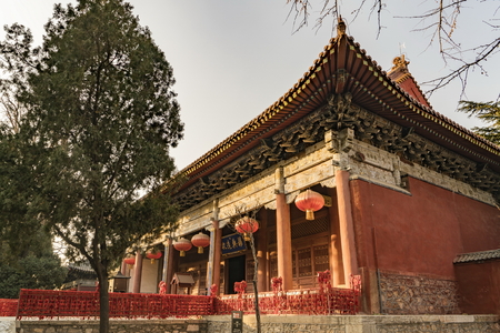 Taishan Temple at Tai'an City, Shandong Province.のeditorial素材