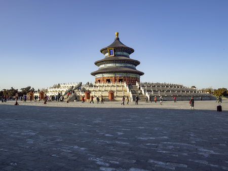 Tiantan Park in Beijing City, Chinese, qiniandianのeditorial素材