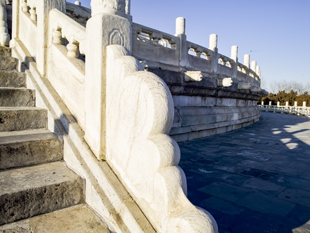 Tiantan Park in Beijing City, Chinese, qiniandianのeditorial素材