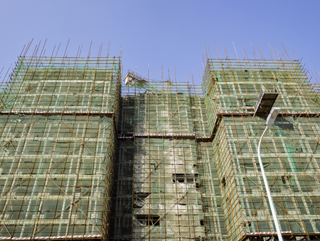 Construction site at Hebei, China.のeditorial素材