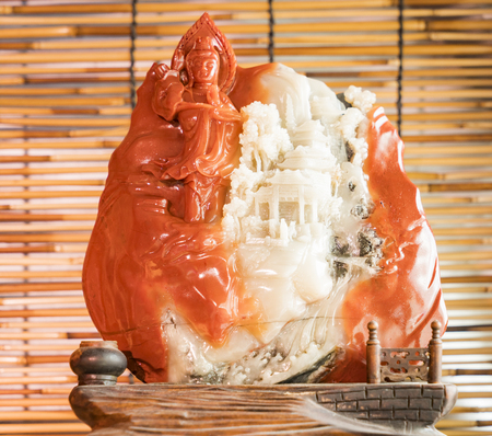 Stone carving statueの写真素材