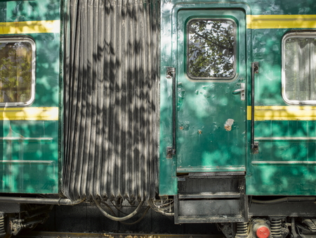 steam locomotives at Shijiazhuang, Hebei, China.の写真素材