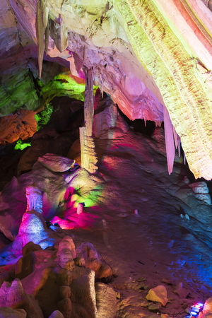 China, Hebei, Xingtai, Lincheng County, Kong Shan Baiyun cave.のeditorial素材