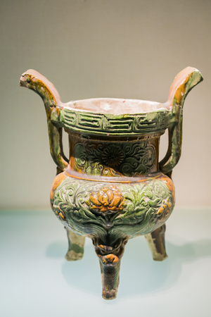 Tri Color Printing furnace at hebei museumのeditorial素材