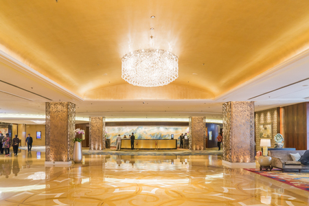 interior decoration hotel lobbyのeditorial素材