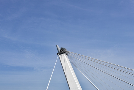 Cable-stayed bridge at qingdao city