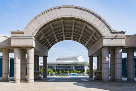 The Qingdao Municipal Museum is a national first-class museum and a national key protection unit for ancient books and more than 40,000 pieces of cultural relics left over from various stages of Qingdao's historical development.のeditorial素材
