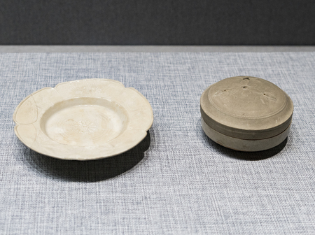 Tang Dynasty white glazed porcelain at hebei museum
