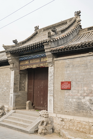 ancient house at Guminzhai Tianchang Town is located in the west of Jingjing County, Shijiazhuang City, Hebei Province, 15 kilometers away from the county seat.のeditorial素材