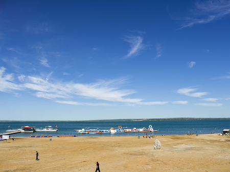 Hongjiannao Scenic Area Water Park, yulin city, chinaのeditorial素材