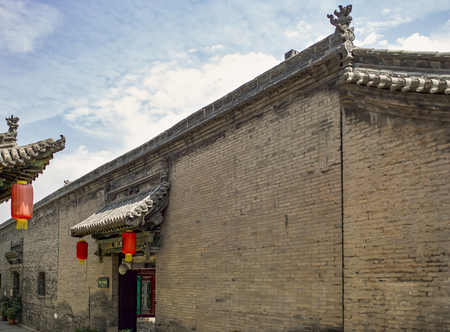 Shanxi Province, Jinzhong City, Taigu County, Sanduotang Museum or Cao Family Courtyard.のeditorial素材