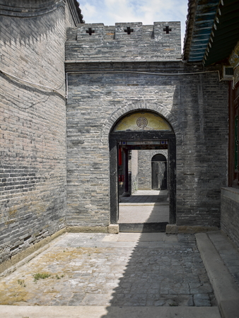 Shanxi Province, Jinzhong City, Taigu County, Sanduotang Museum or Cao Family Courtyard.のeditorial素材