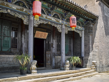 Shanxi Province, Jinzhong City, Taigu County, Sanduotang Museum---Cao Family Courtyardのeditorial素材