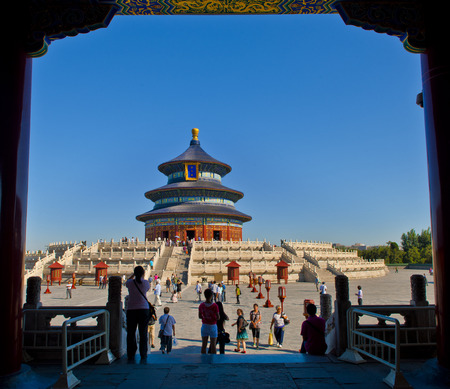 Tiantan Park at Beijing, China.のeditorial素材