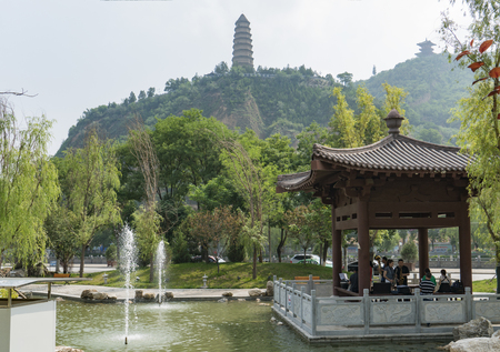 Liuyuan, Yan'an City, Shaanxi Province, Chinaのeditorial素材