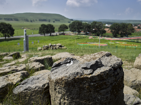 Stone pillars scenic area in Hebei