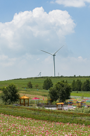 Huaqian Valley Scenic Areaのeditorial素材