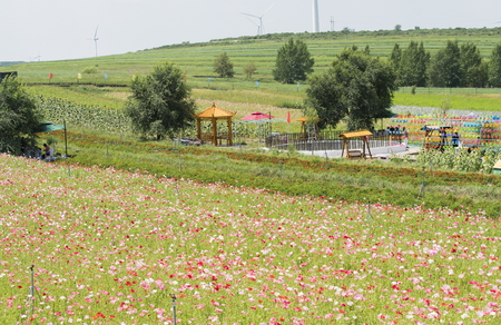 Huaqian Valley Scenic Area.のeditorial素材