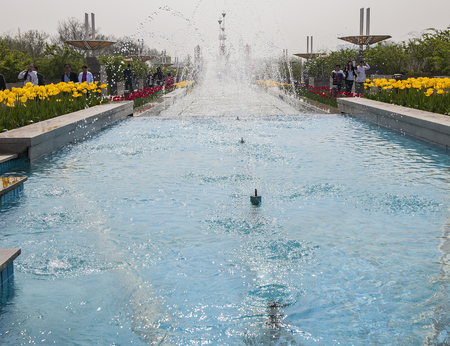 Shijiazhuang Botanical Garden sceneryのeditorial素材