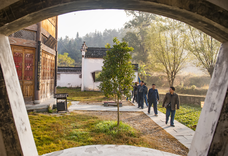 Wuyuan County, Likeng Villageのeditorial素材