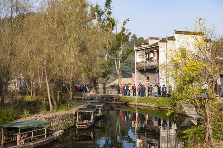 Wuyuan County, Likeng Villageのeditorial素材