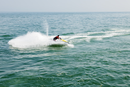 speedboat on seaのeditorial素材