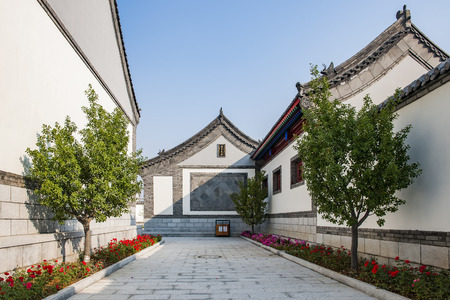 Longkou City, Nanshan Courtyardのeditorial素材