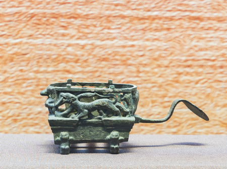 ancient antique in Weizhou Museumのeditorial素材