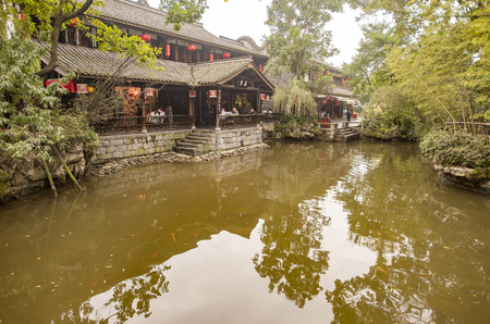 Jinli Ancient townのeditorial素材