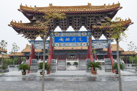 Qingming Shangheyuan Scenic Area at Kaifeng City, Henan Province, China.のeditorial素材