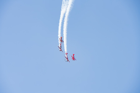 2018 China International General Aviation Expo for multi-machine aerial performance at Shijiazhuang...