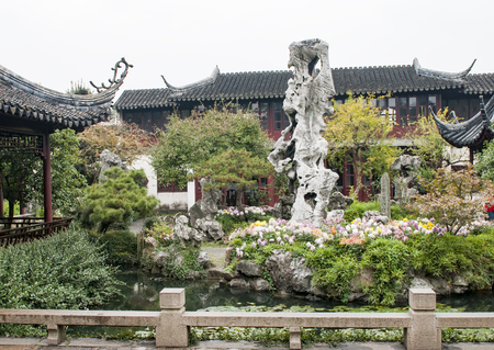 Liuyuan Scenic Area at Suzhou City, China.のeditorial素材