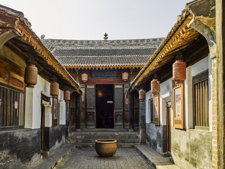 Hancheng City, China's historical and cultural villages at Shaanxi Province, China.のeditorial素材