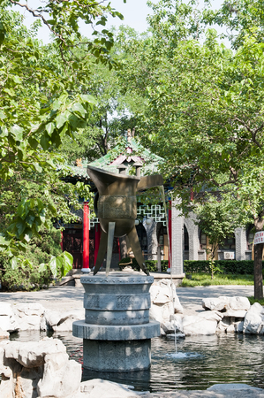 Jiuhua Village in Fuyang city at Shanxi Province, China.のeditorial素材