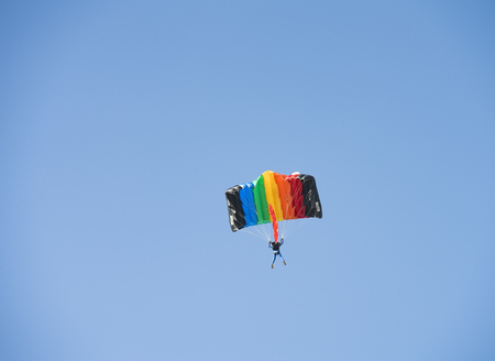 2018 China International General Aviation Expo, powered parachute air showのeditorial素材