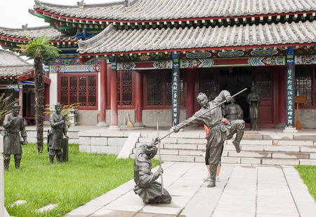 China, Shandong Province, Liaocheng City, Gaotang County, Chaifu Garden Scenic Areaのeditorial素材