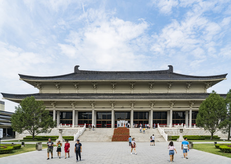 Shaanxi history museum at Shanxi Province, China.のeditorial素材