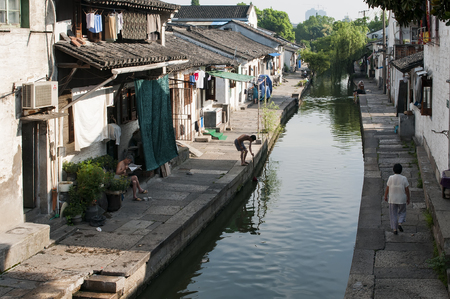 Ancient town at Zhejiang.のeditorial素材
